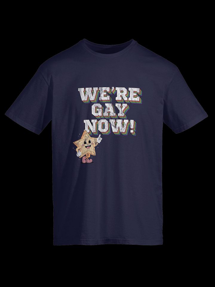 "WE'RE GAY NOW!" Vintage Supersoft Tee product image (1)