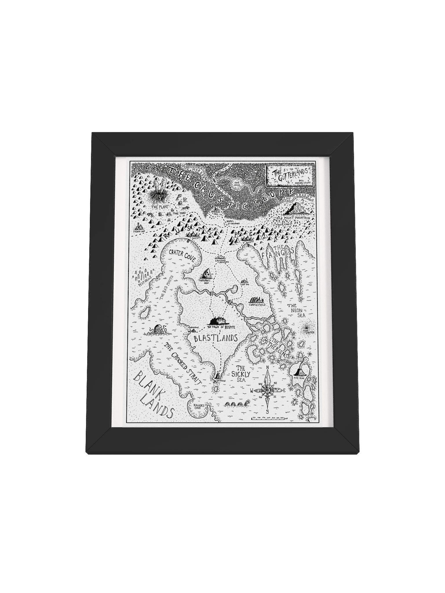 The Gutterlands Map product image (1)