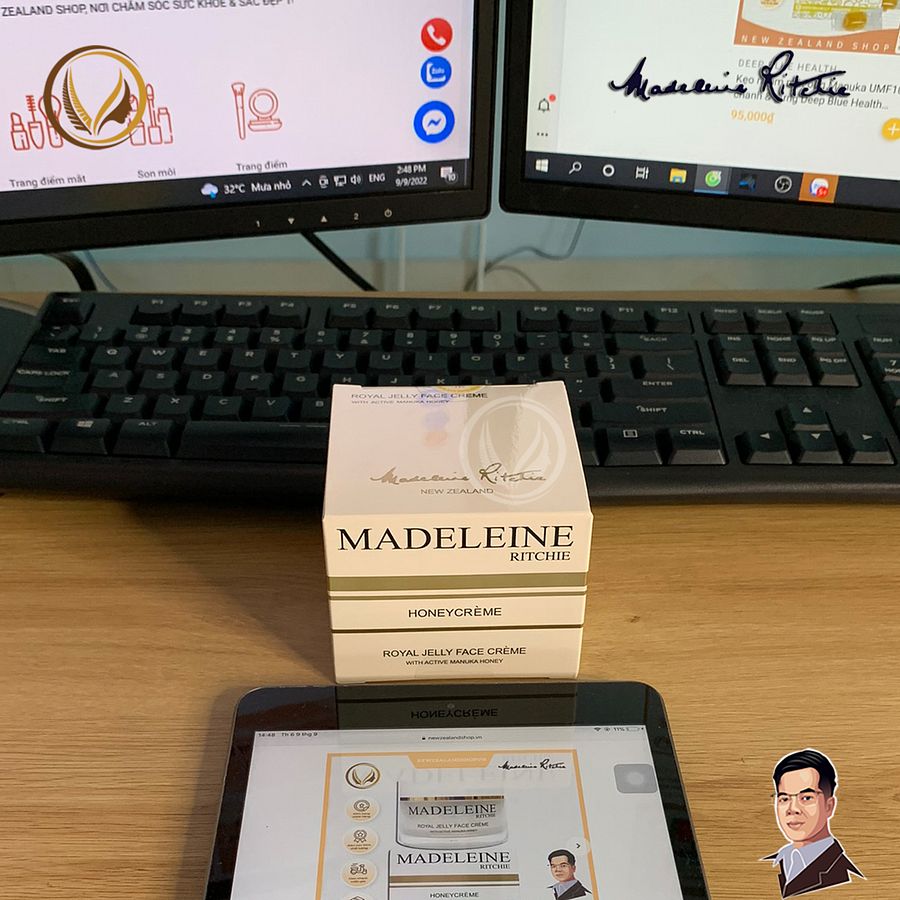 Kem dưỡng sáng da sữa ong chúa Madeleine Ritchie Royal Jelly Face Creme 100ml product image (5)