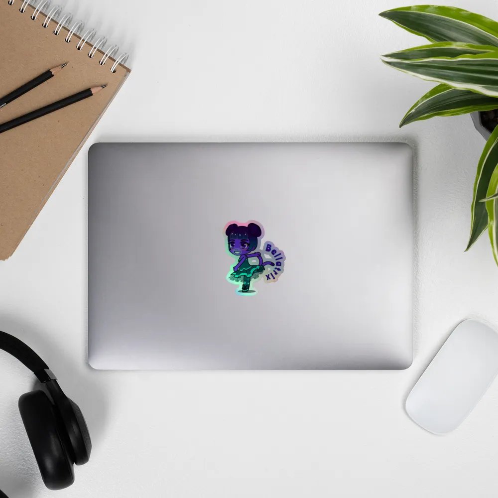 Bellatrix - Nebula Monkeys - rainbow sticker product image (9)