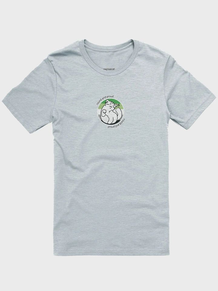 Round and Proud Manul Aromantic Version - Bella+Canvas Unisex T-Shirt product image (8)
