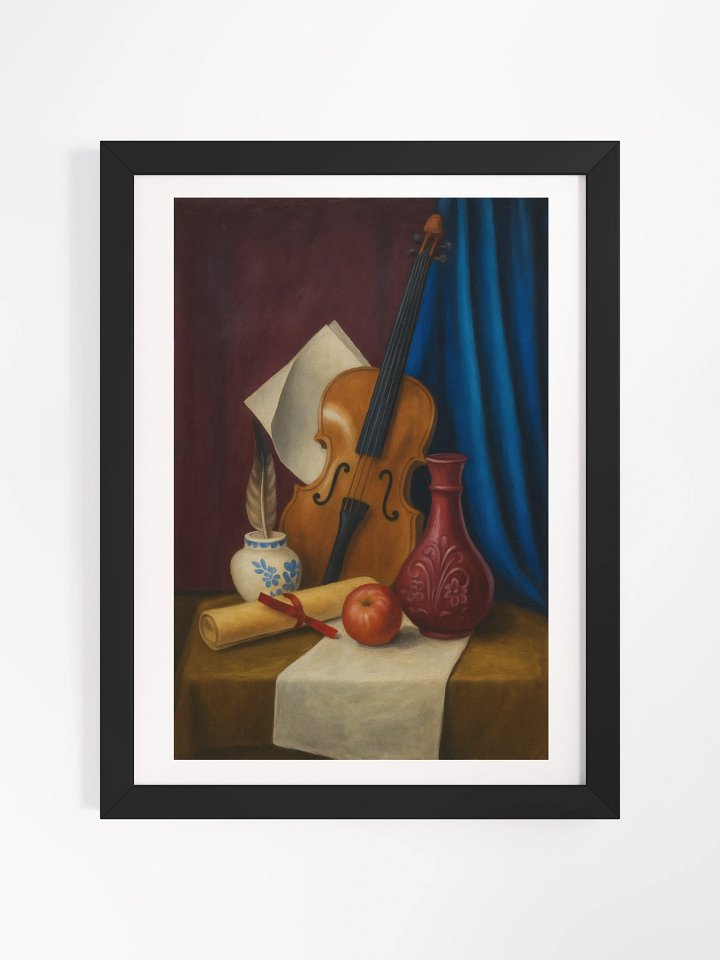 Framed Print - Classical Still Life 'Artist's Muse' product image (1)