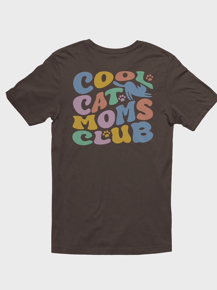 Cool Cat Moms Club 3 Unisex T-shirt (Back Print) product image (20)