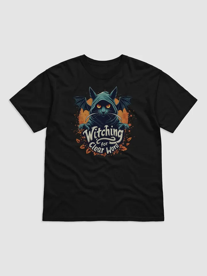 Witching for Clear Word Cat T-Shirt product image (1)