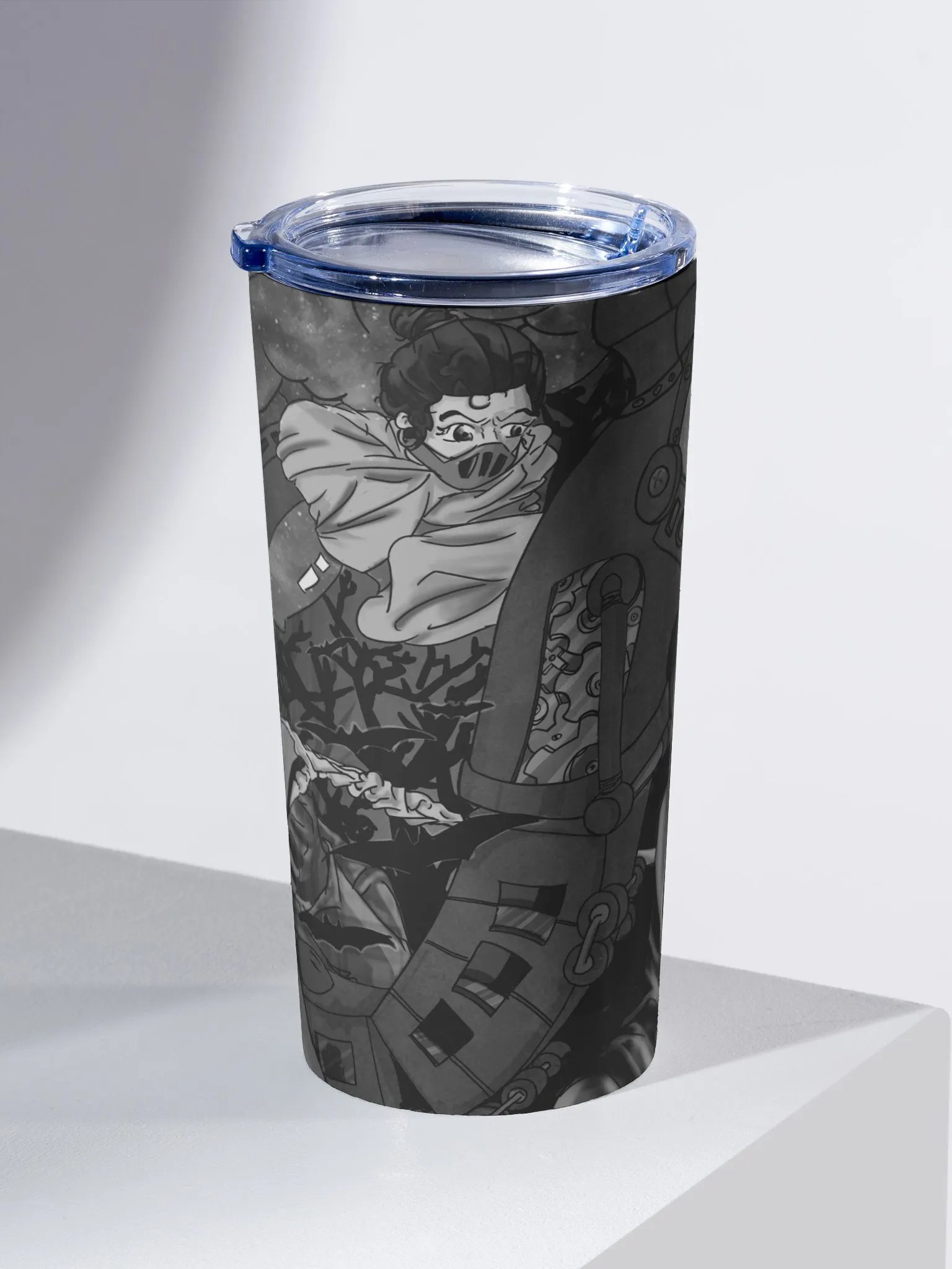 The Crazzie Tumbler (B&W) product image (2)