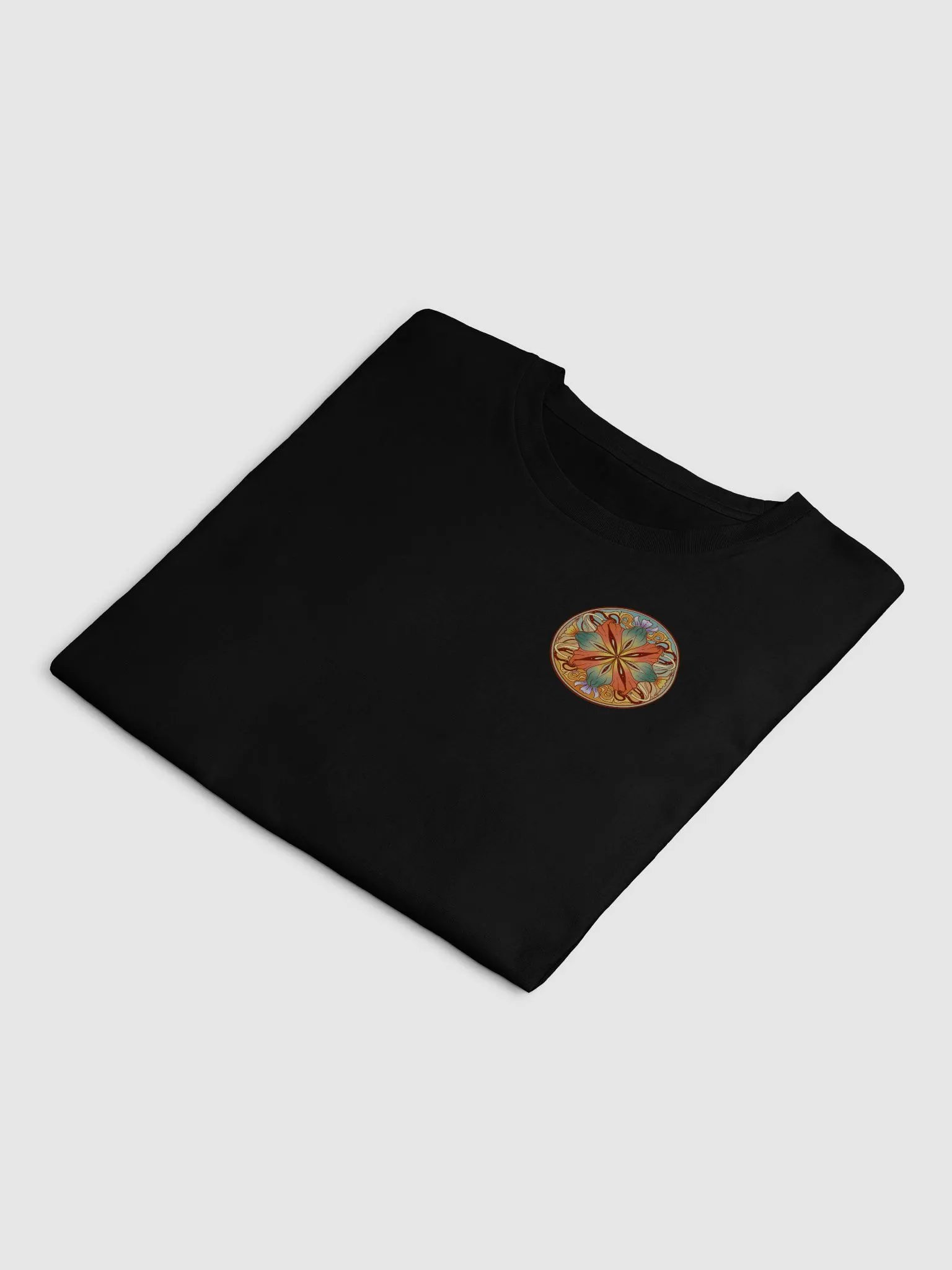 Teal Floral Mandala - Crop Top product image (4)