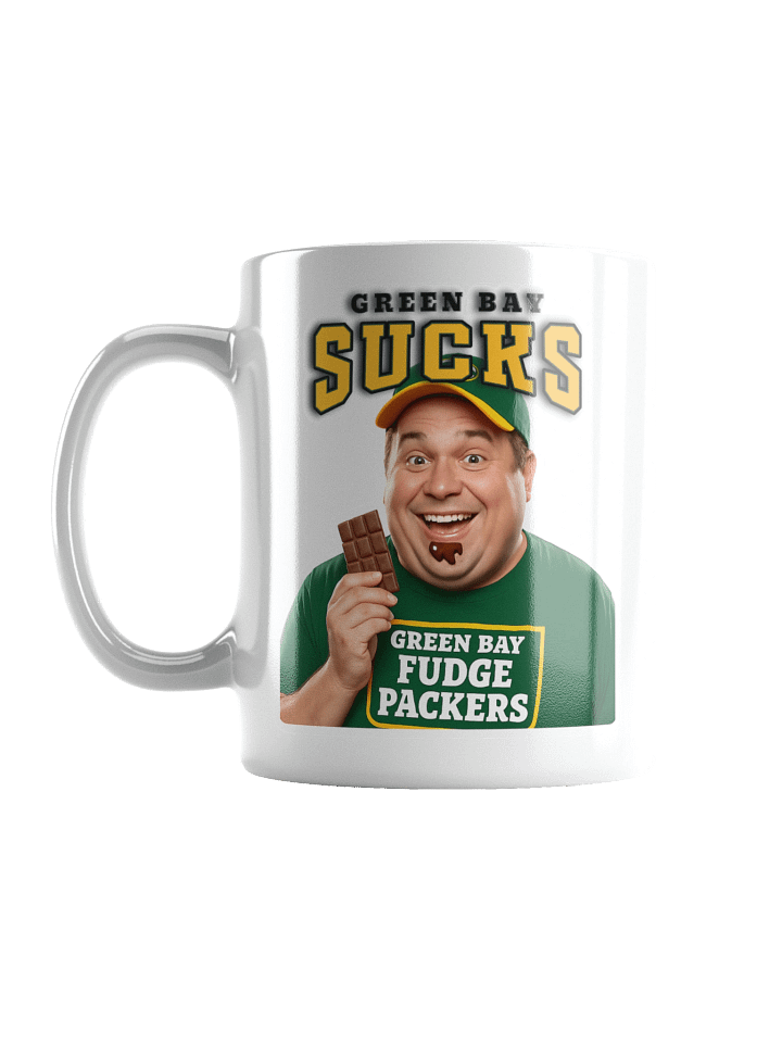 Green Bay Sucks Fudge Packers Mug | Green Bay Packers | Trash Fanz | NFL Rivals Locker product image (1)