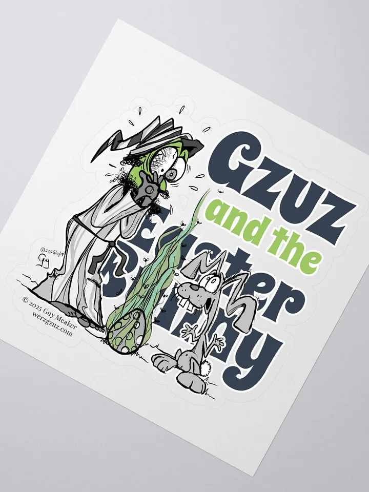 Whimsical Kiss Cut Stickers - Gzuz and the Easter Bunny product image (2)