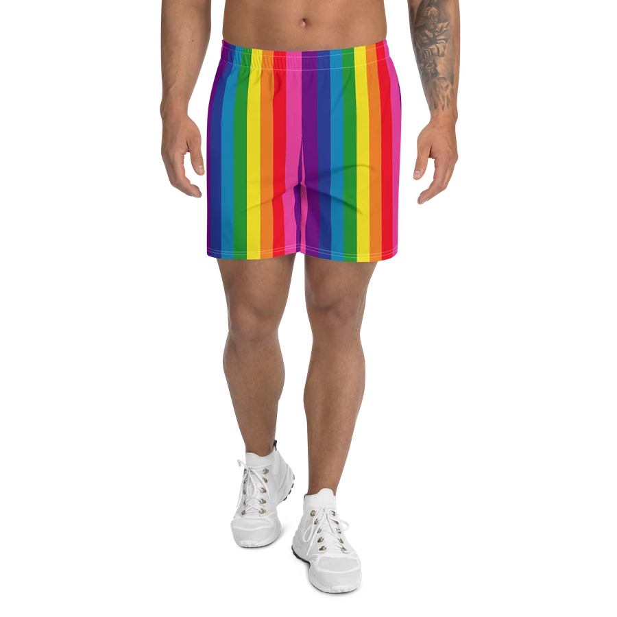 1978 Rainbow Pride Flag = 8-Color - All-Over Print Shorts product image (2)