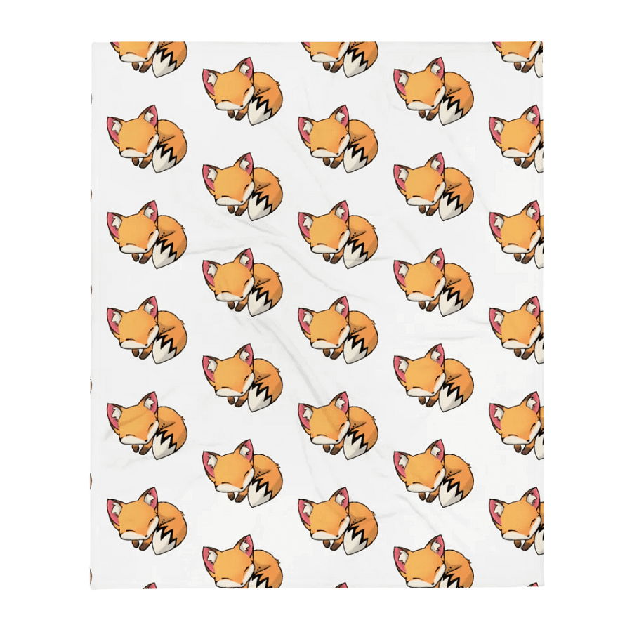 Sleepy Fox Throw Blanket product image (1)