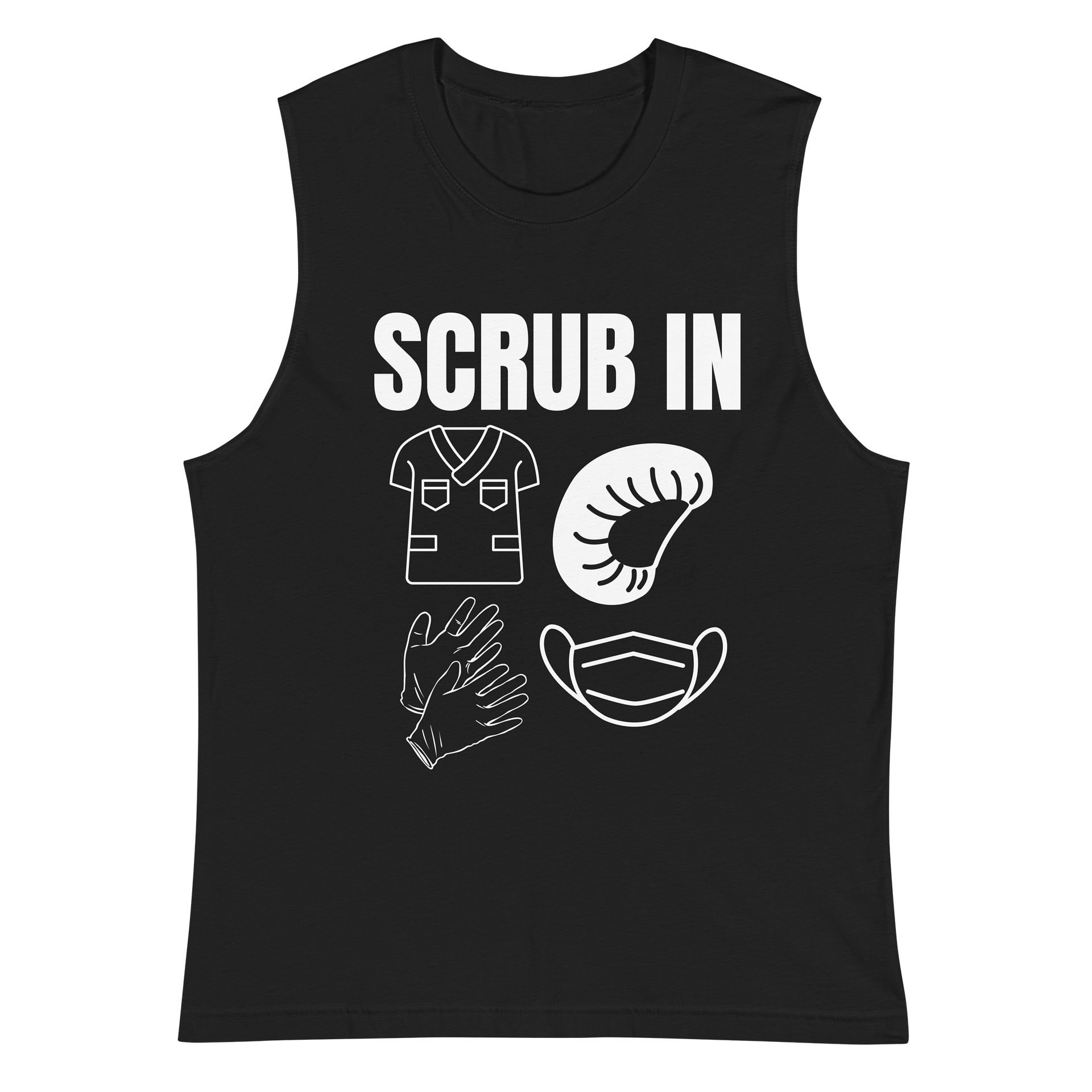 scrub in Bella+Canvas Muscle Tank product image (2)