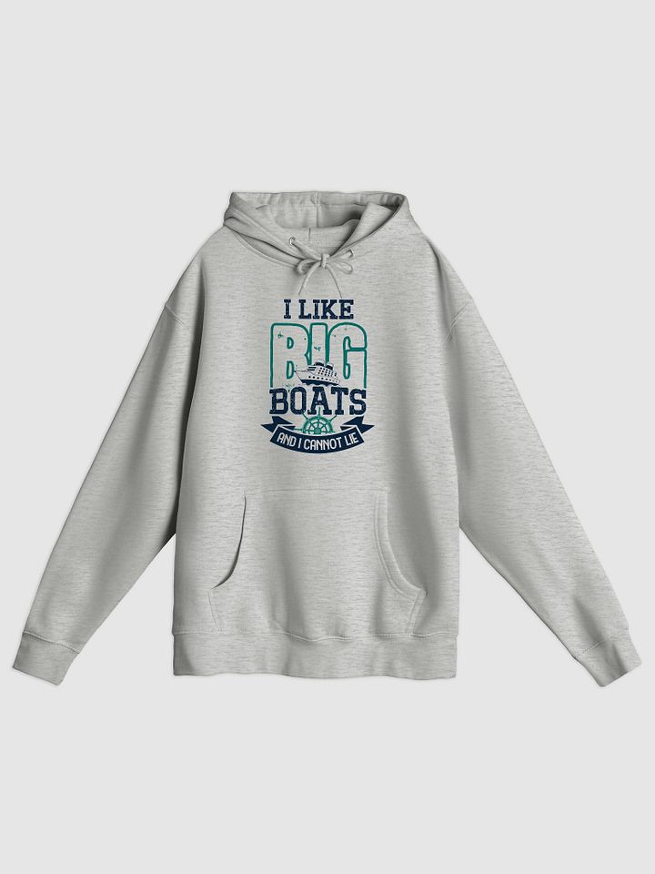 I Like Big Boats – Sailing-Themed Hoodie for Nautical Adventures product image (1)