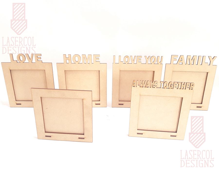 Square Photo Frames - Laser Cut Files product image (8)