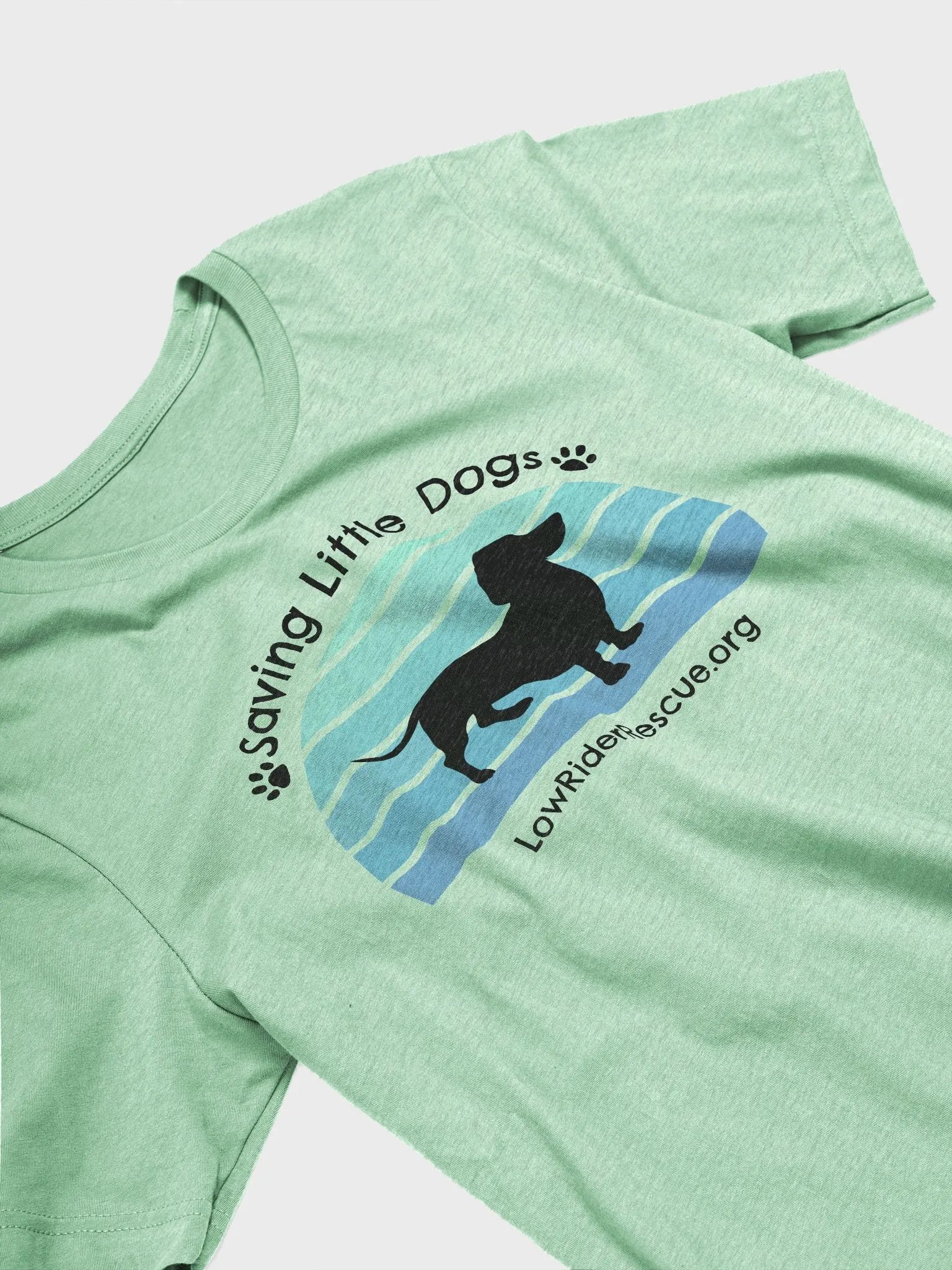 Sunset Rainbow Low Rider Dachshund Rescue T 5 product image (1)