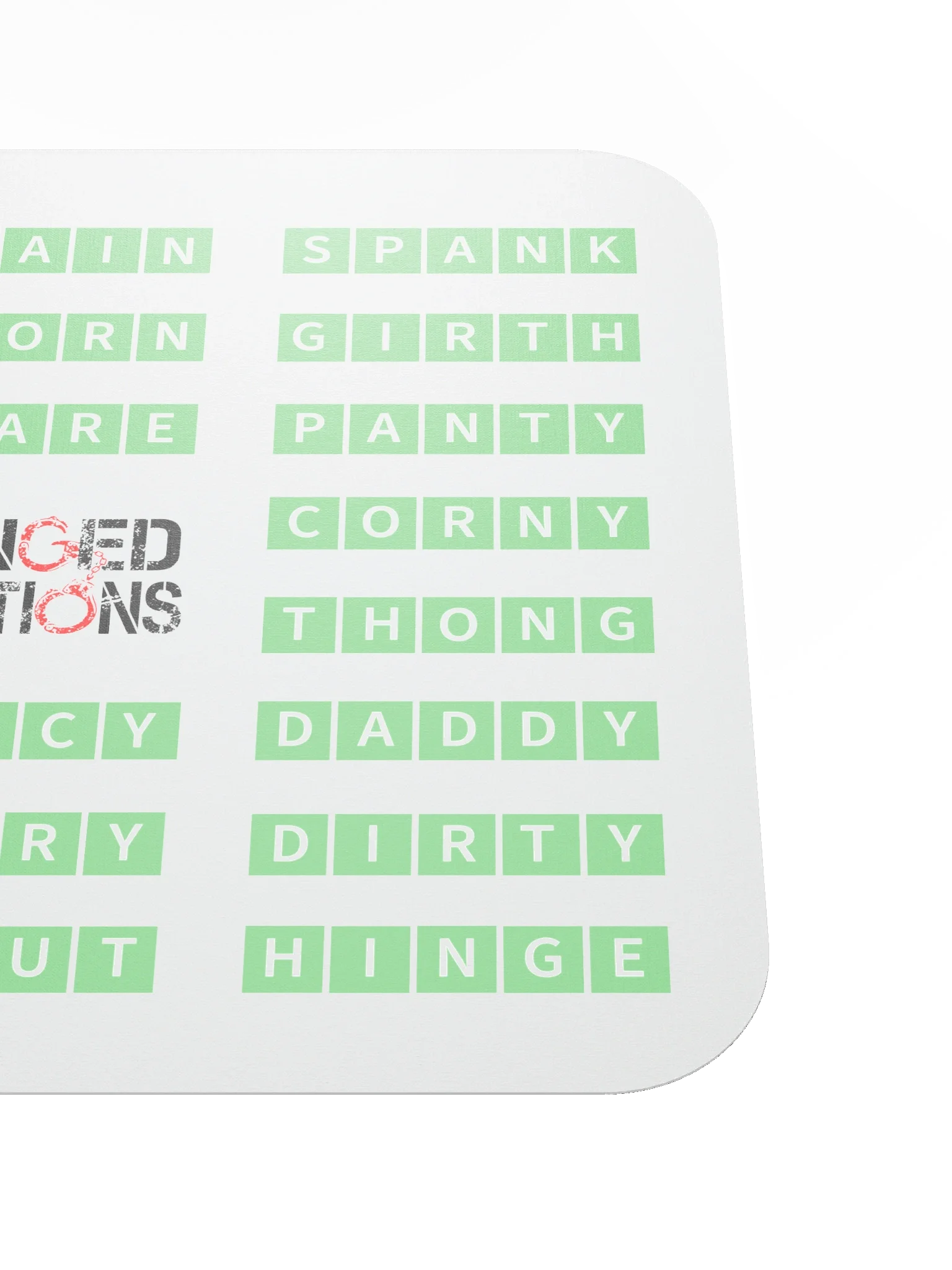 Multi Word Mousepad - White product image (5)