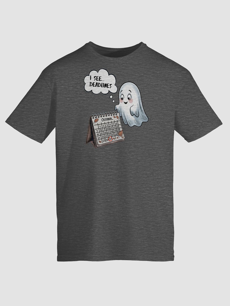 Cute Kawaii Ghost Halloween T-Shirt for Office Workers and True Crime Lovers product image (52)