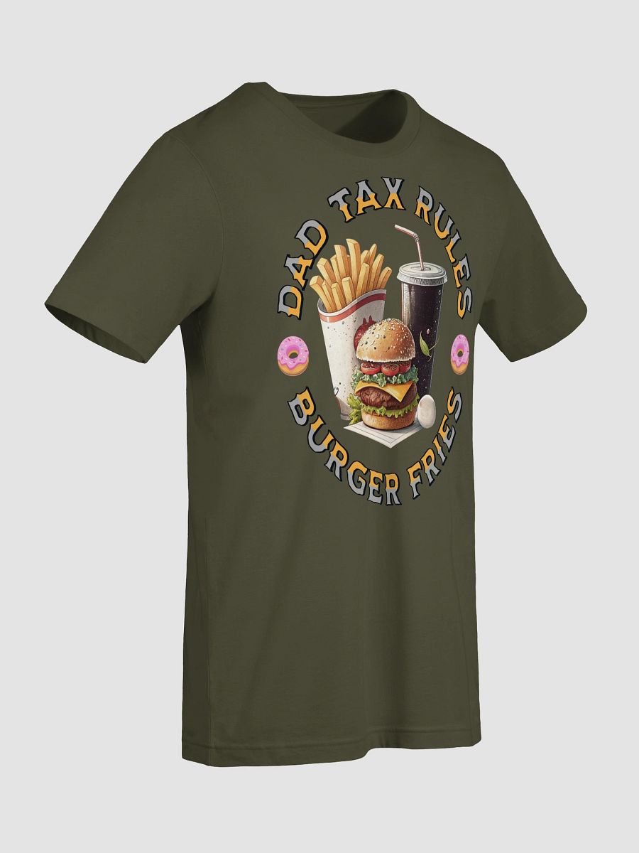 Dad Tax Rules Burger Fries T-Shirt product image (12)