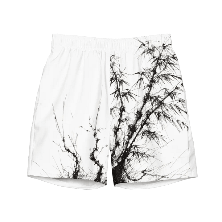 Bamboo Print Swim Trunks product image (1)