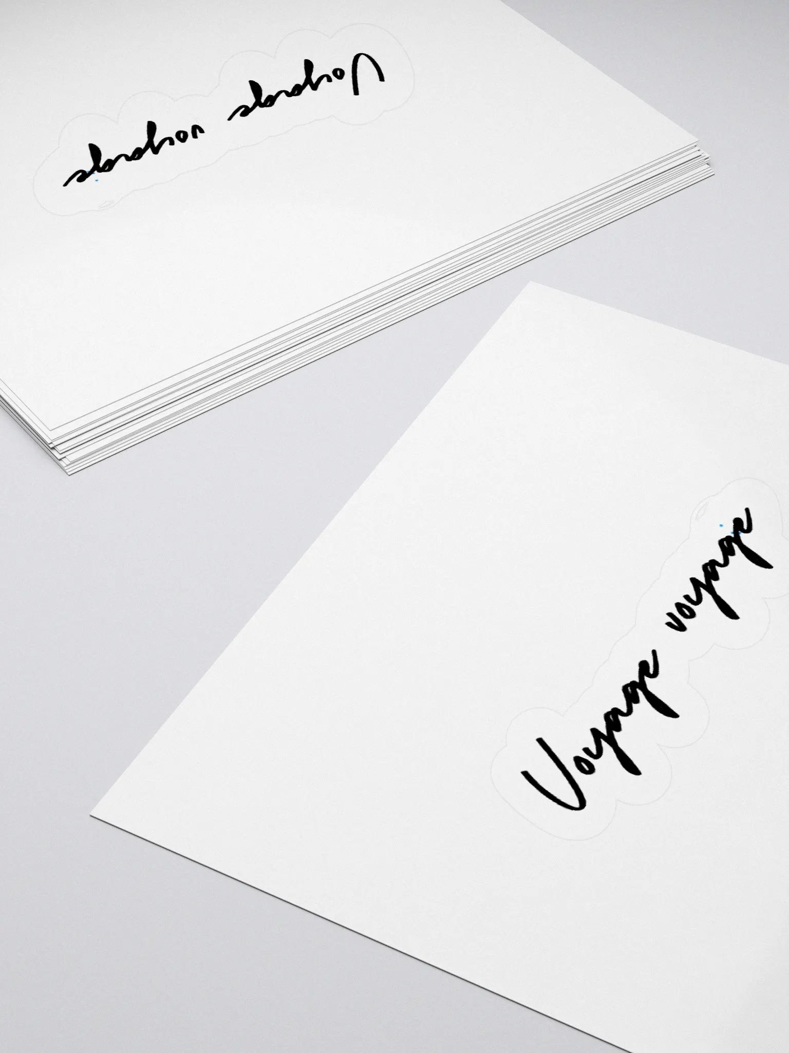 Voyage Voyage – Minimalist Sticker ✈️ product image (15)