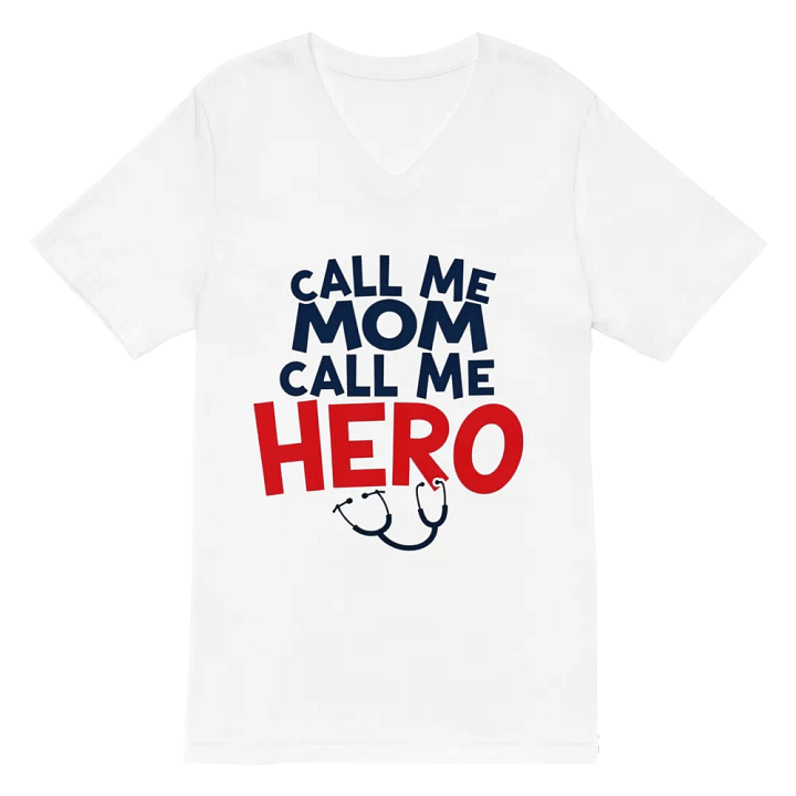 Heroic Mom V-Neck Tee product image (2)