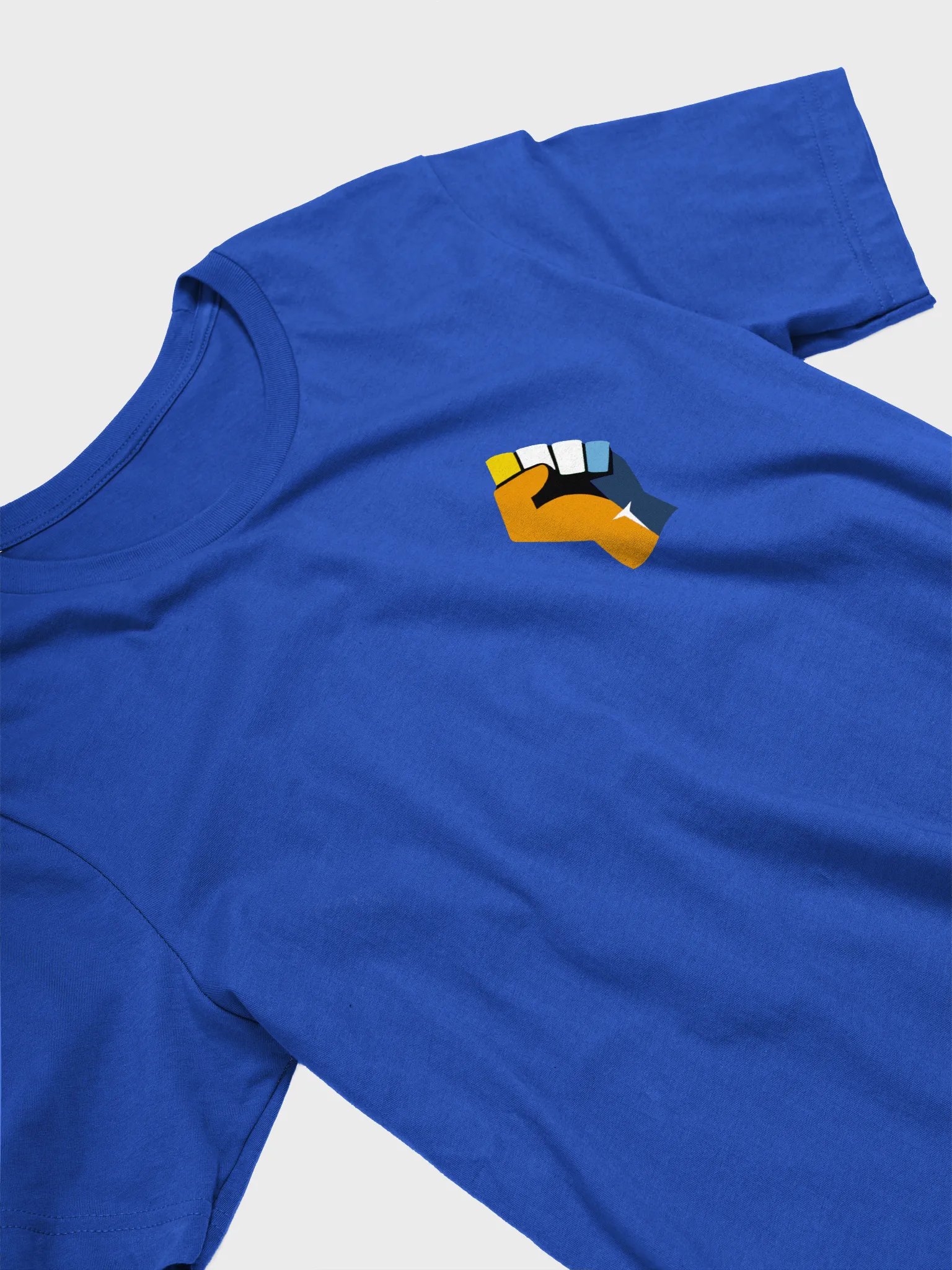 raised aroace fist t-shirt product image (3)