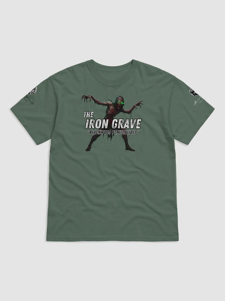 The Iron Grave - Blackwood Penitentiary - The Puppeteer v1 - White Logo T-Shirt product image (6)