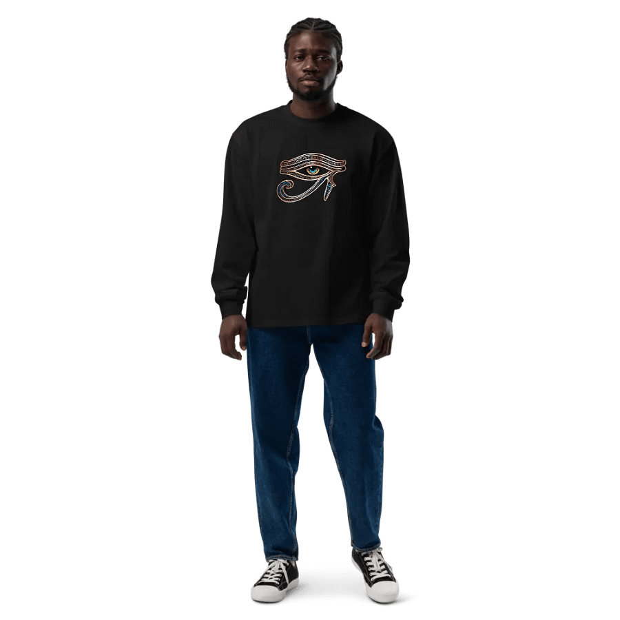 [Eye of Horus 2] - Unisex Premium Heavyweight Long Sleeve Shirt product image (12)