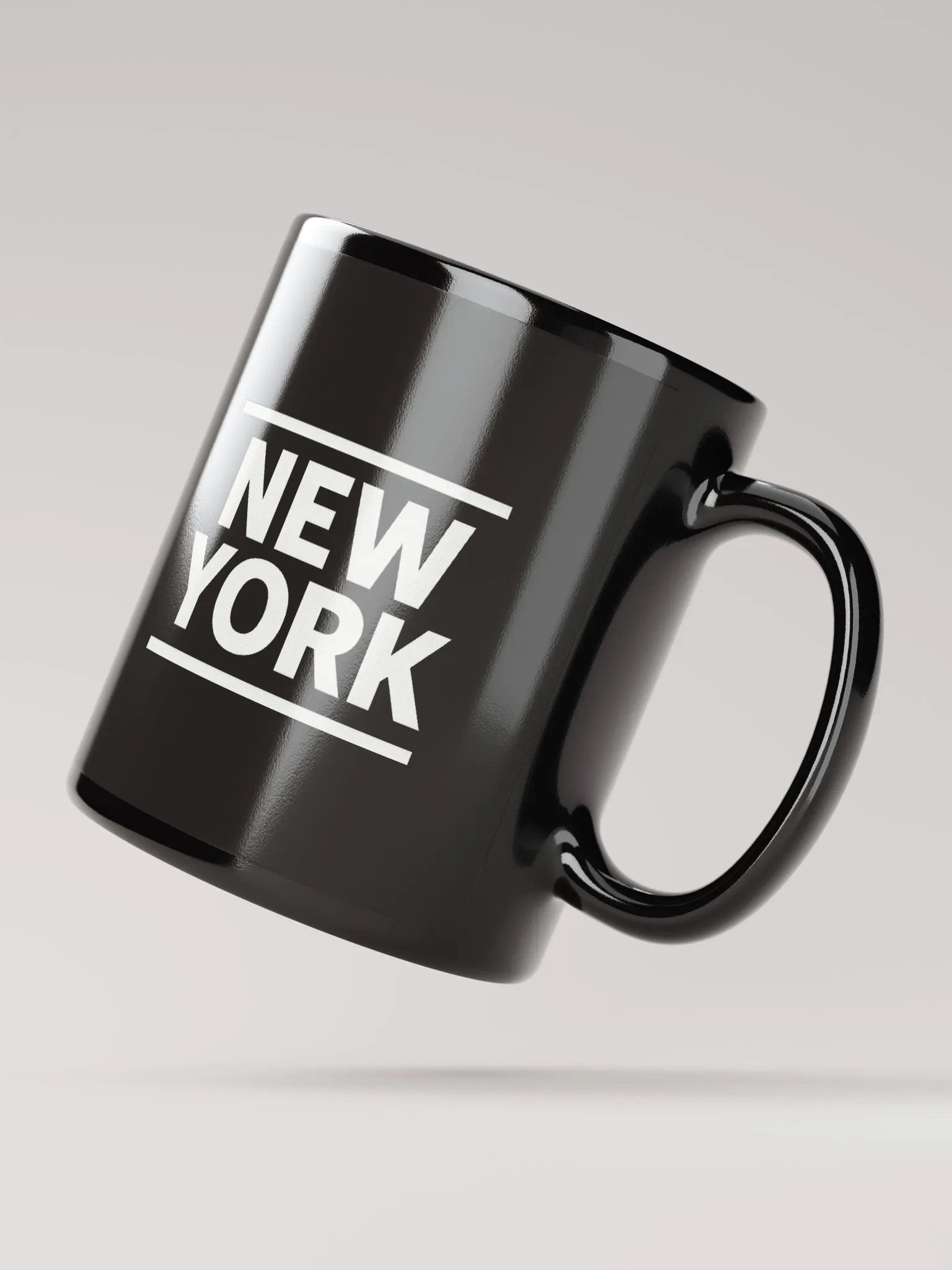 Bold New York Black Mug product image (3)