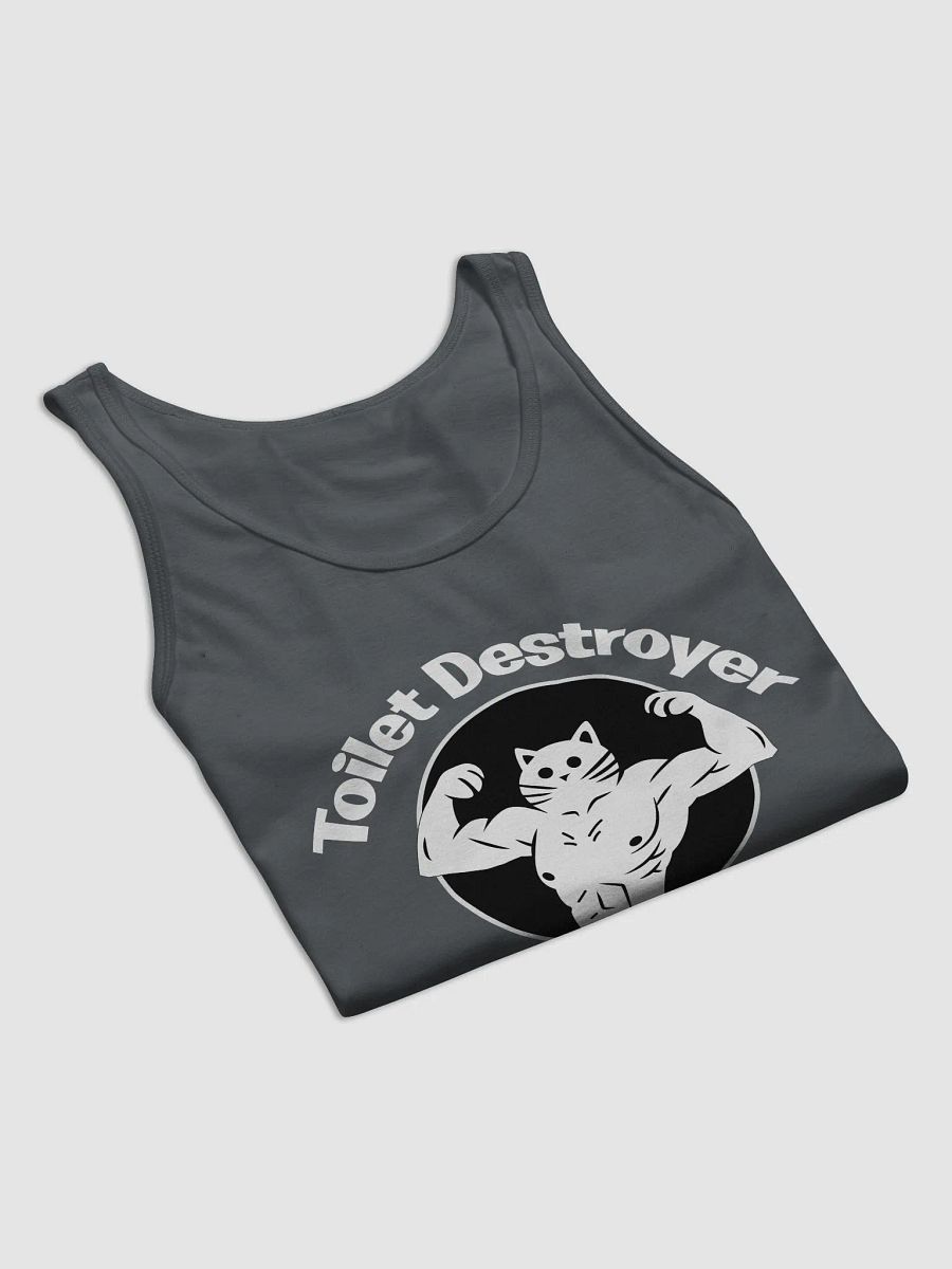 Toilet Destroyer White Logo Tank Top product image (5)