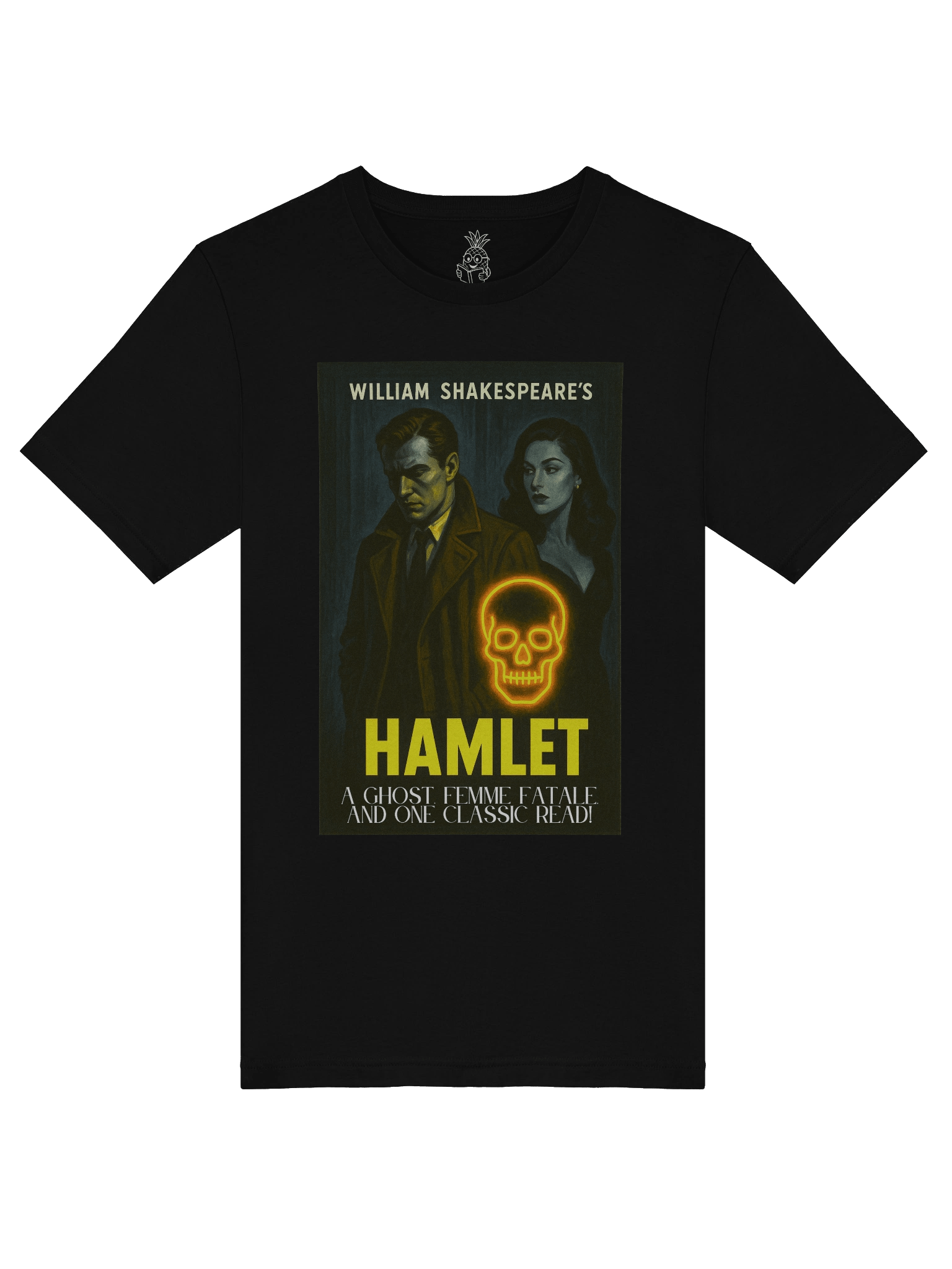 William Shakespeare "Hamlet" 1950's Noir Film Poster Unisex T-Shirt product image (49)