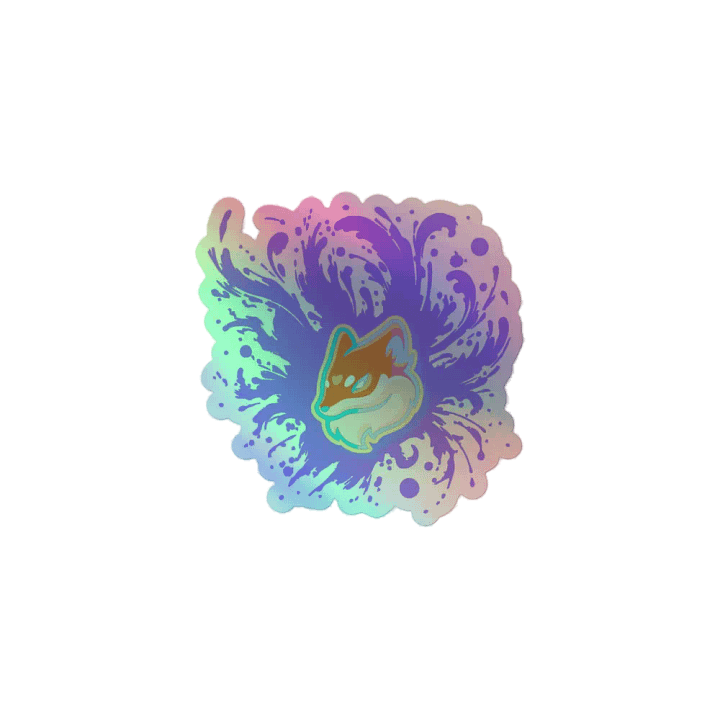 Foxy Logo Alt Holographic Sticker product image (1)