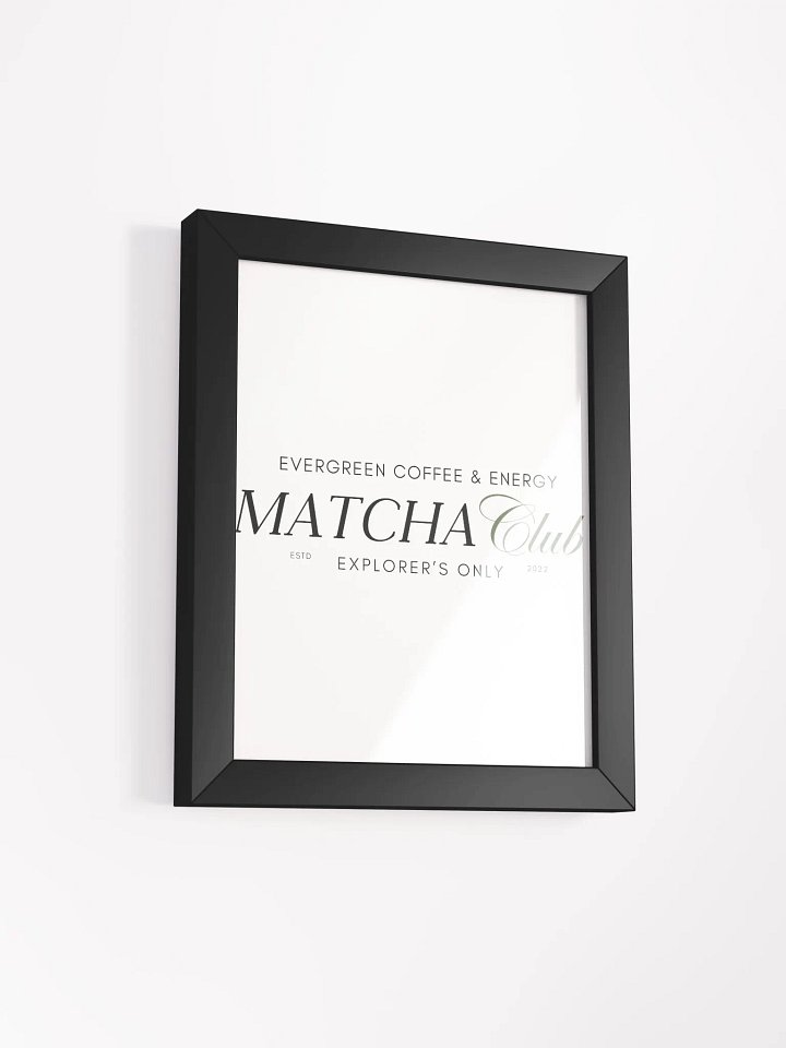 Sip Society | Matcha Club Poster product image (1)