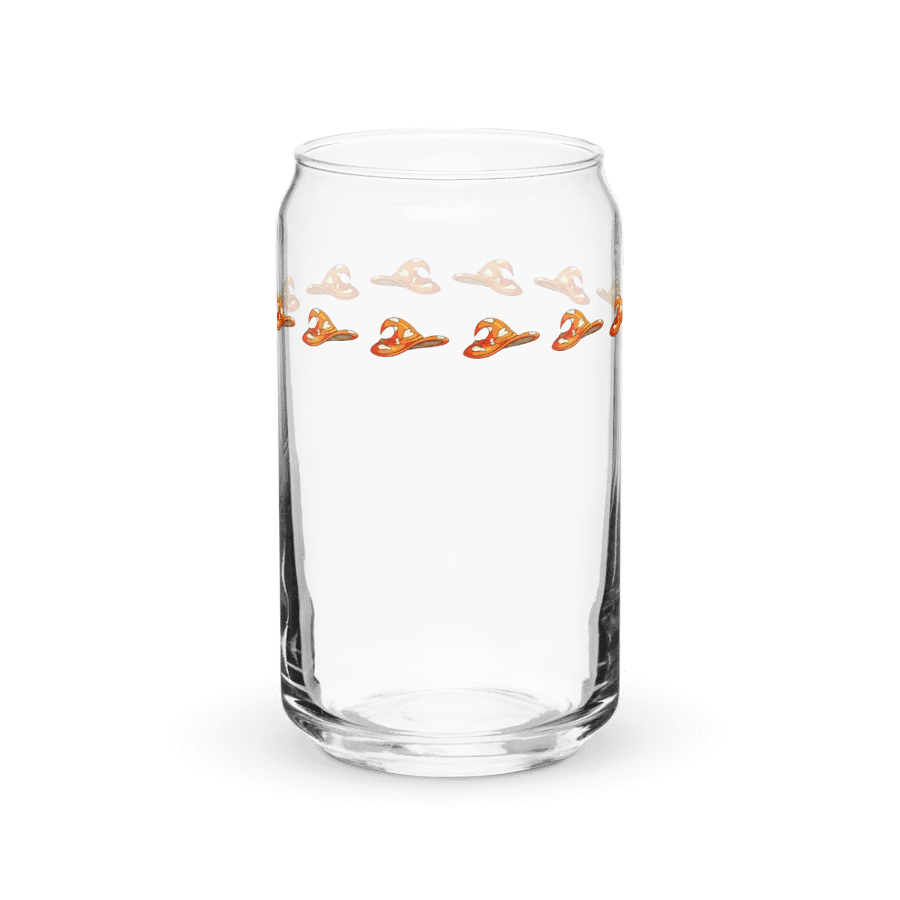 Whimsical Orange Mushroom Hat Glass product image (40)