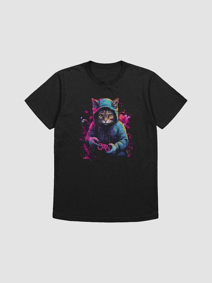 Gamer Cat Graffiti Hoodie Tee product image (1)