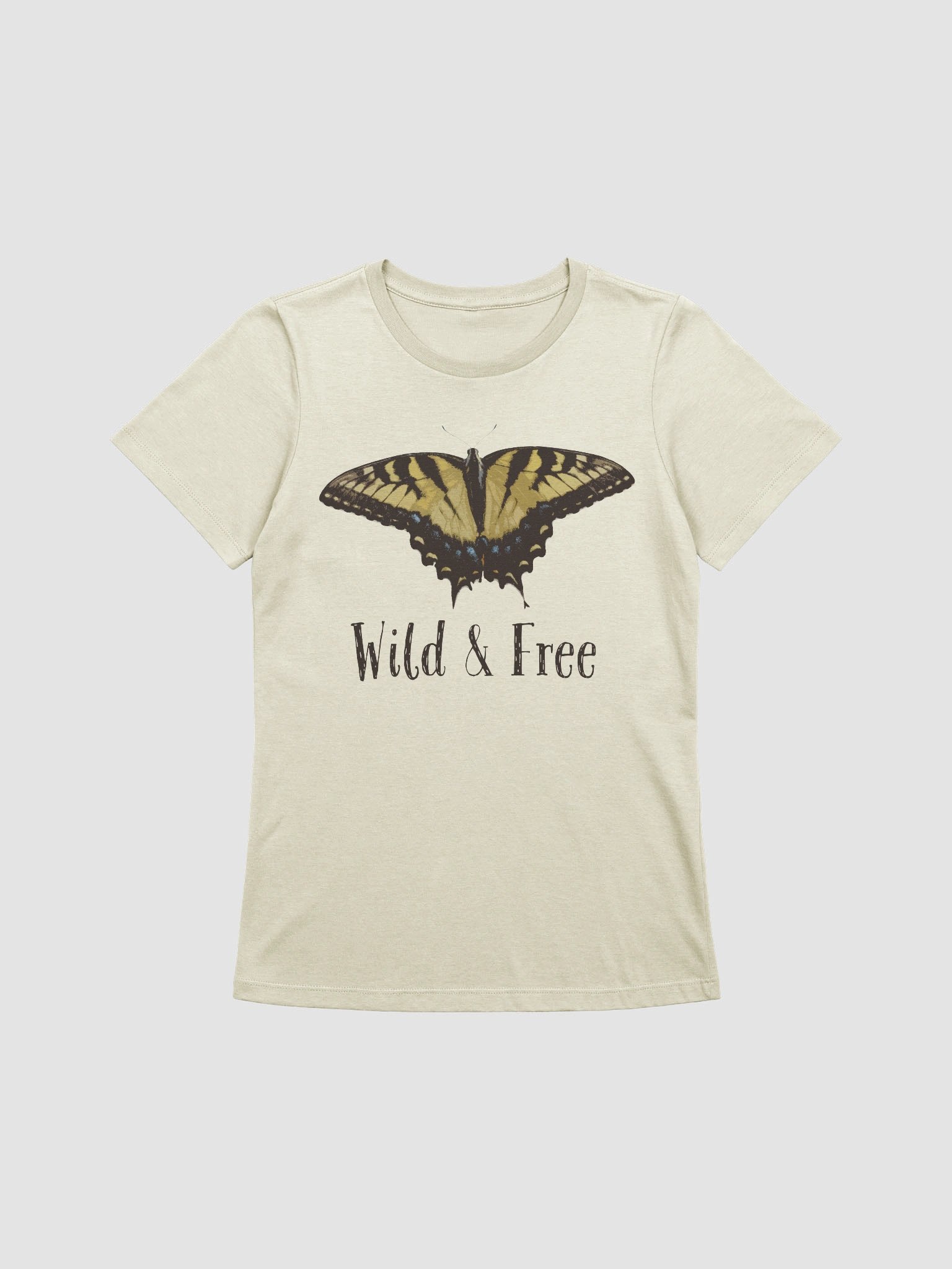 Simple Wild and Free Tiger Swallowtail Butterfly T-Shirt product image (1)