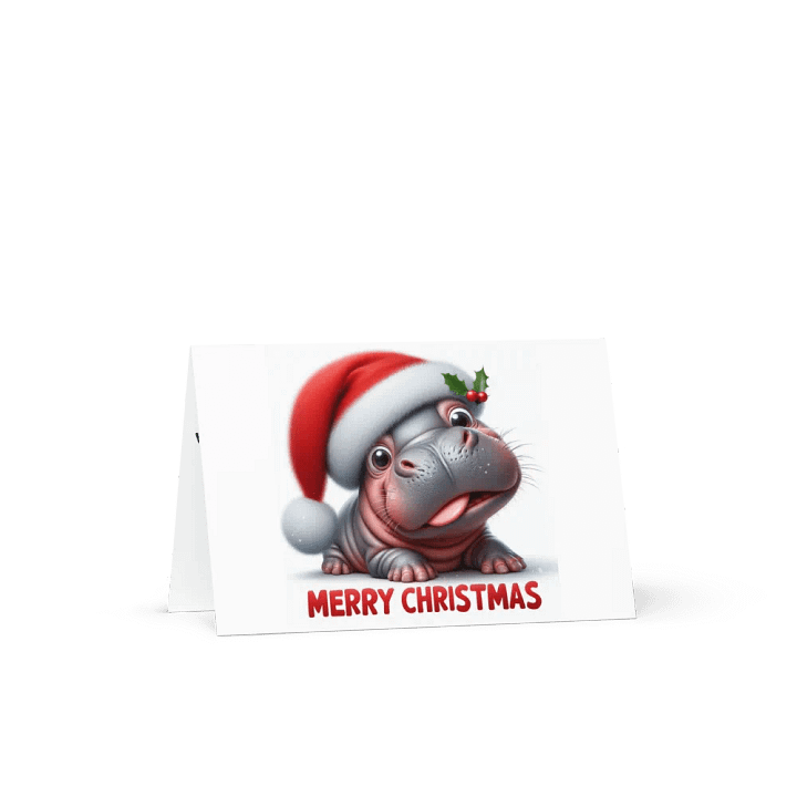Happy Hippo Christmas Cards product image (1)
