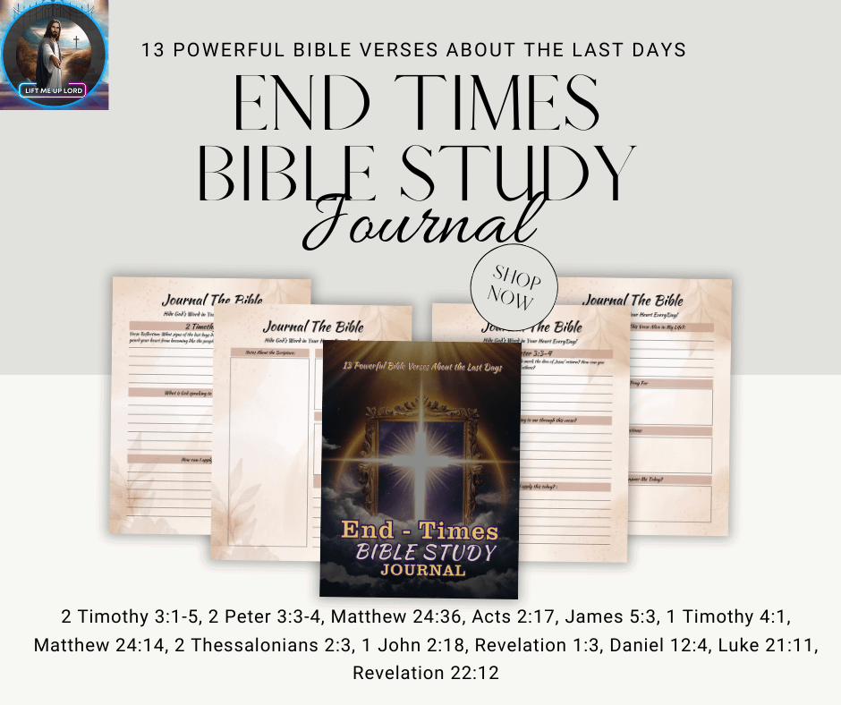 13 Verse End Times Bible Study Journal product image (6)