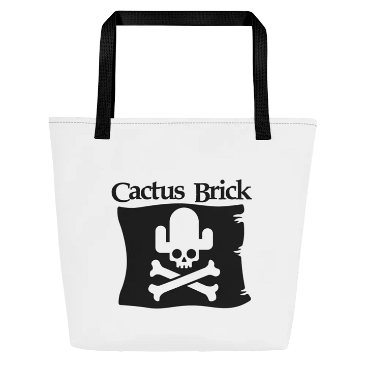 Cactus Brick (Tote Bag) - Pirate Flag product image (1)