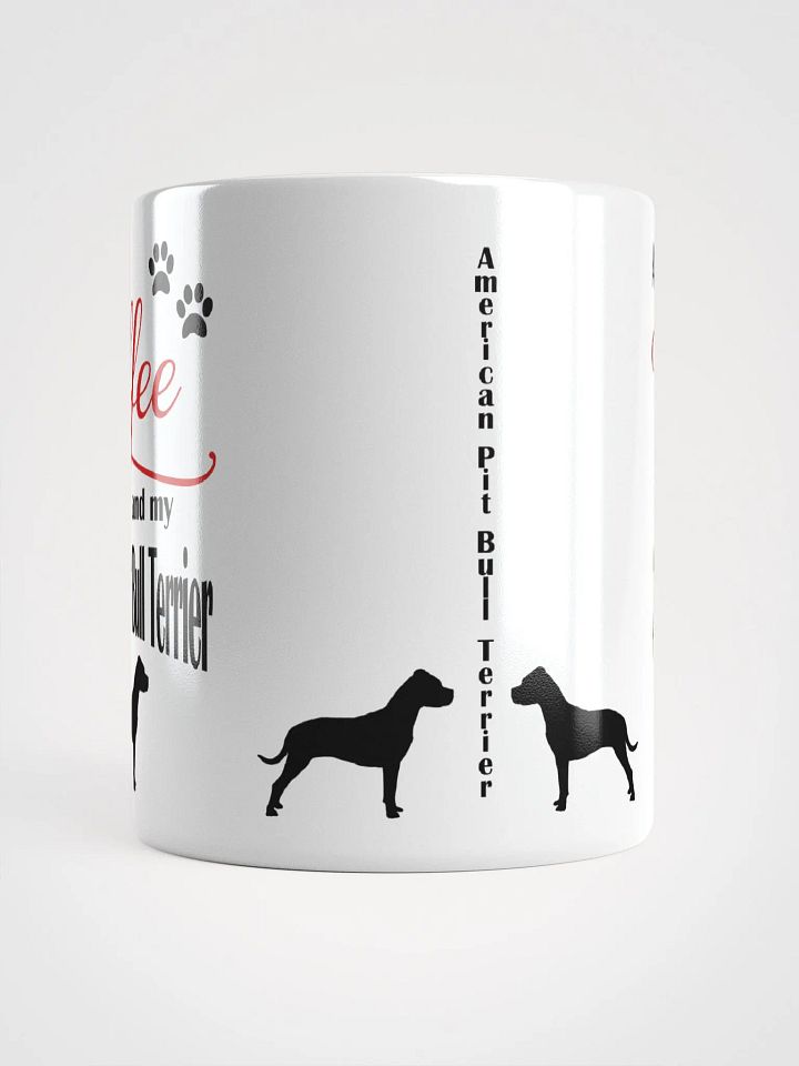 Coffee and my American Pit Bull Terrier Mug product image (2)