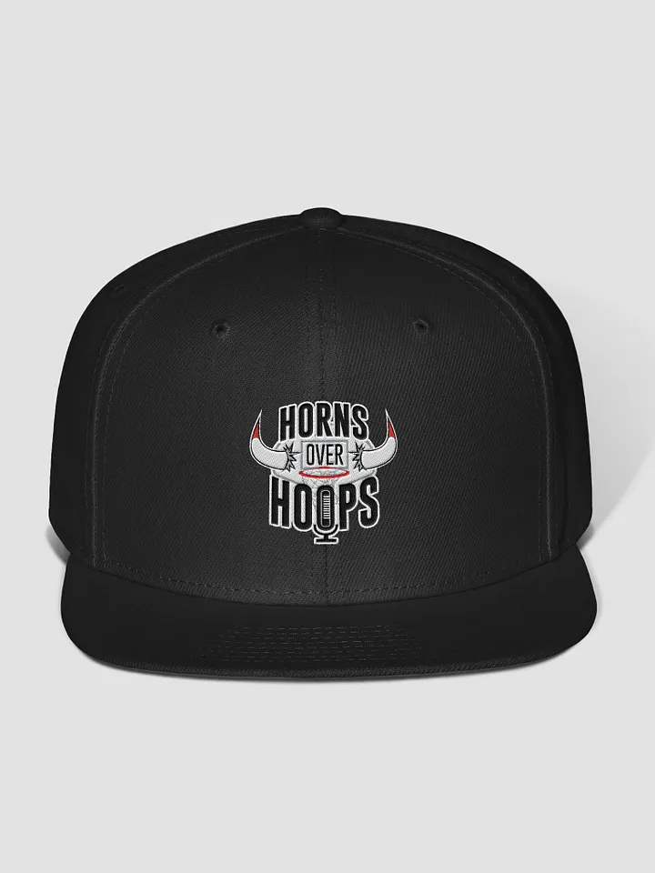 Horns Over Hoops Snapback Cap product image (1)