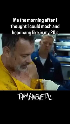 it’s called 1️⃣ bangover 2️⃣ being old af 🤣 what show gave you your last bangover?
#metalmemes