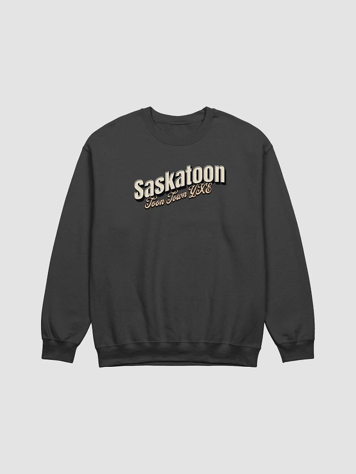 Saskatoon Toon Town YXE Crewneck Sweatshirt product image (1)
