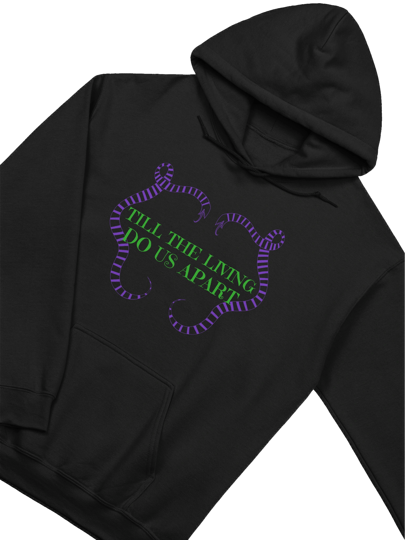 [UM Designs] Til the Living Do We Part - Unisex Pullover Graphic Hoodie product image (3)