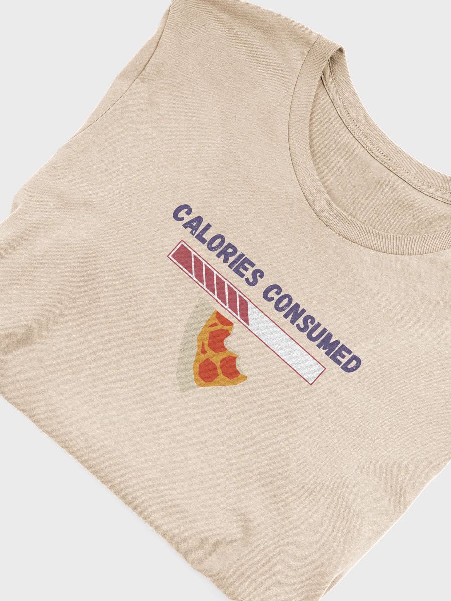 Calories Consumed: Loading… — Pizza Progress Bar T-Shirt product image (5)