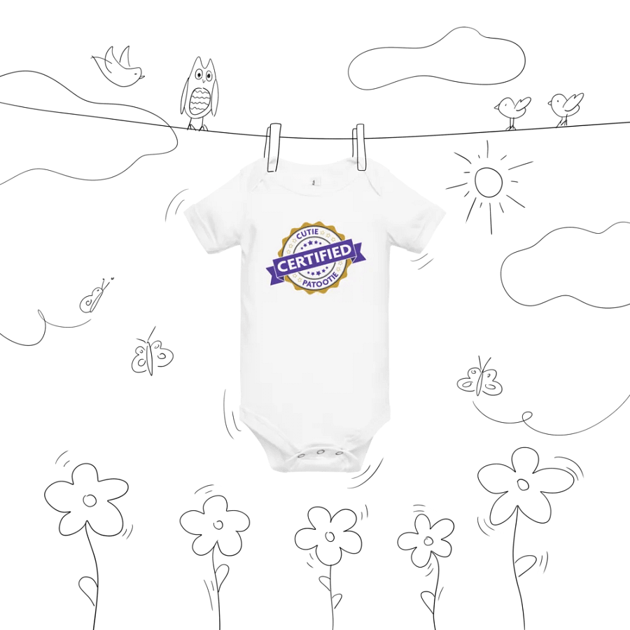 Certified Cutie Patootie Baby One Piece product image (9)