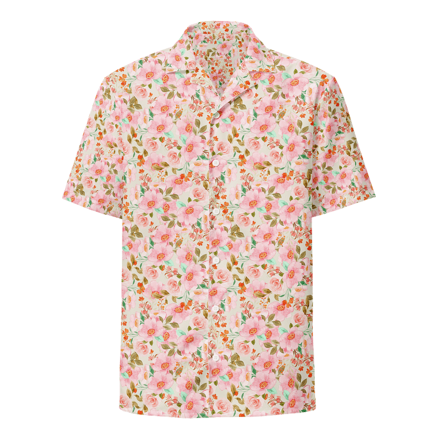 Pink Roses Hawaiian Shirt product image (1)