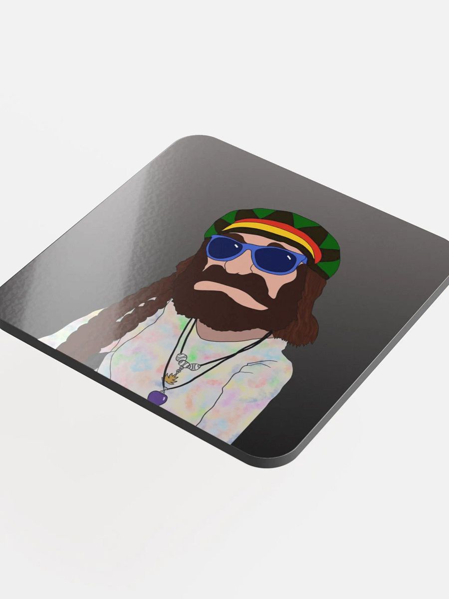 Da Funky Glossed Cork Coaster product image (4)