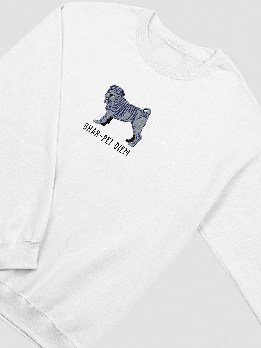Shar-Pei Diem Sweatshirt (Embroidered) of a Chinese Shar-Pei(Blue) product image (6)