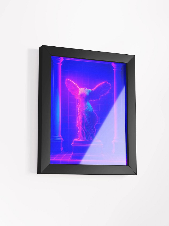 Ethereal Neon Temple of Victory Framed Poster product image (2)