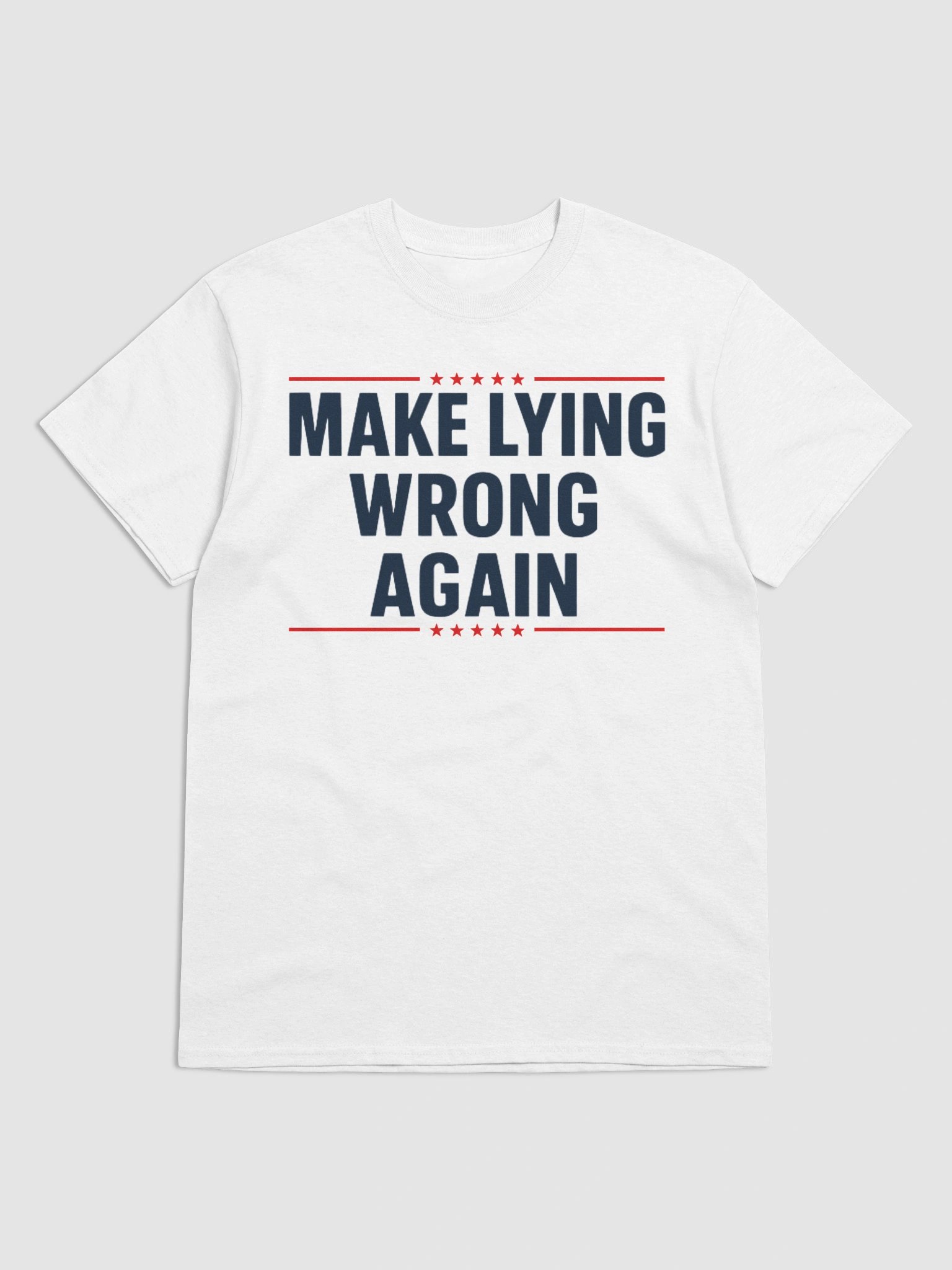 Make Lying Wrong Again Anti-Trump T-Shirt – Resist Racism & Corruption Tee product image (1)